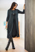 Ora Dress with Ruched Skirt